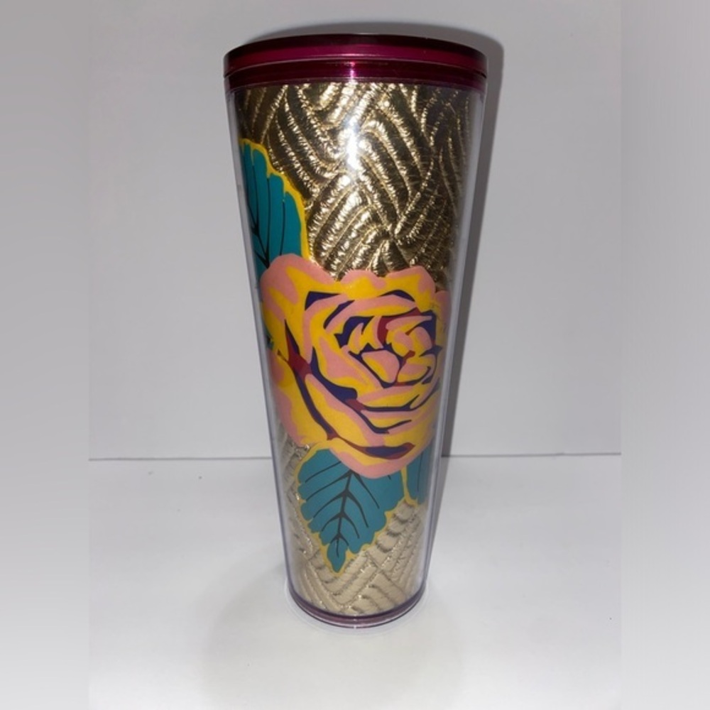 Starbucks Gold Quilted Rose Tumbler 24oz – Fall 2020 Limited Edition